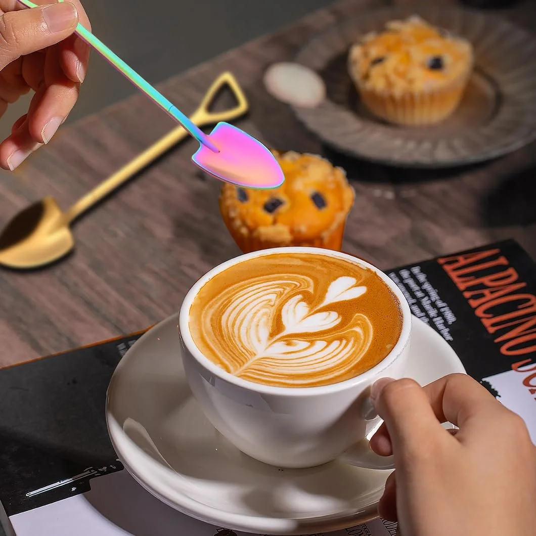 Ложка Rolin Roly 7 штук різнокольорових ложок для кави, фото №6