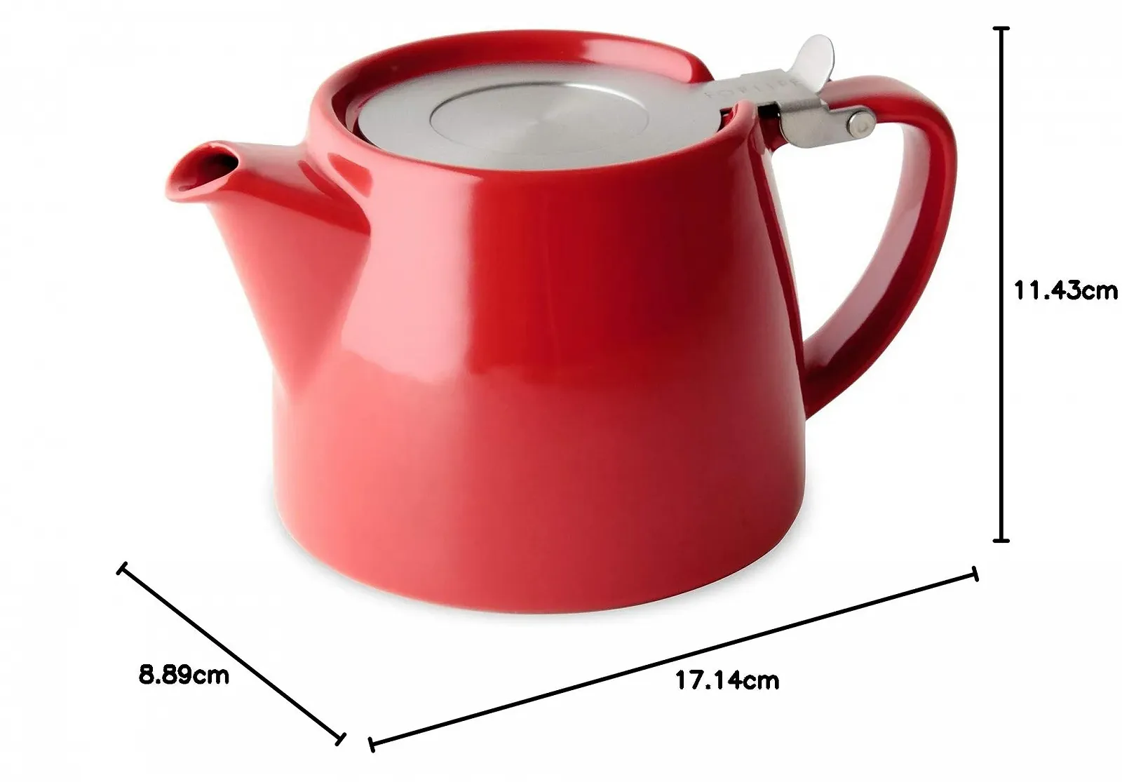 Чайник-заварник For Life Stump Червоний, 510 мл, фото №10