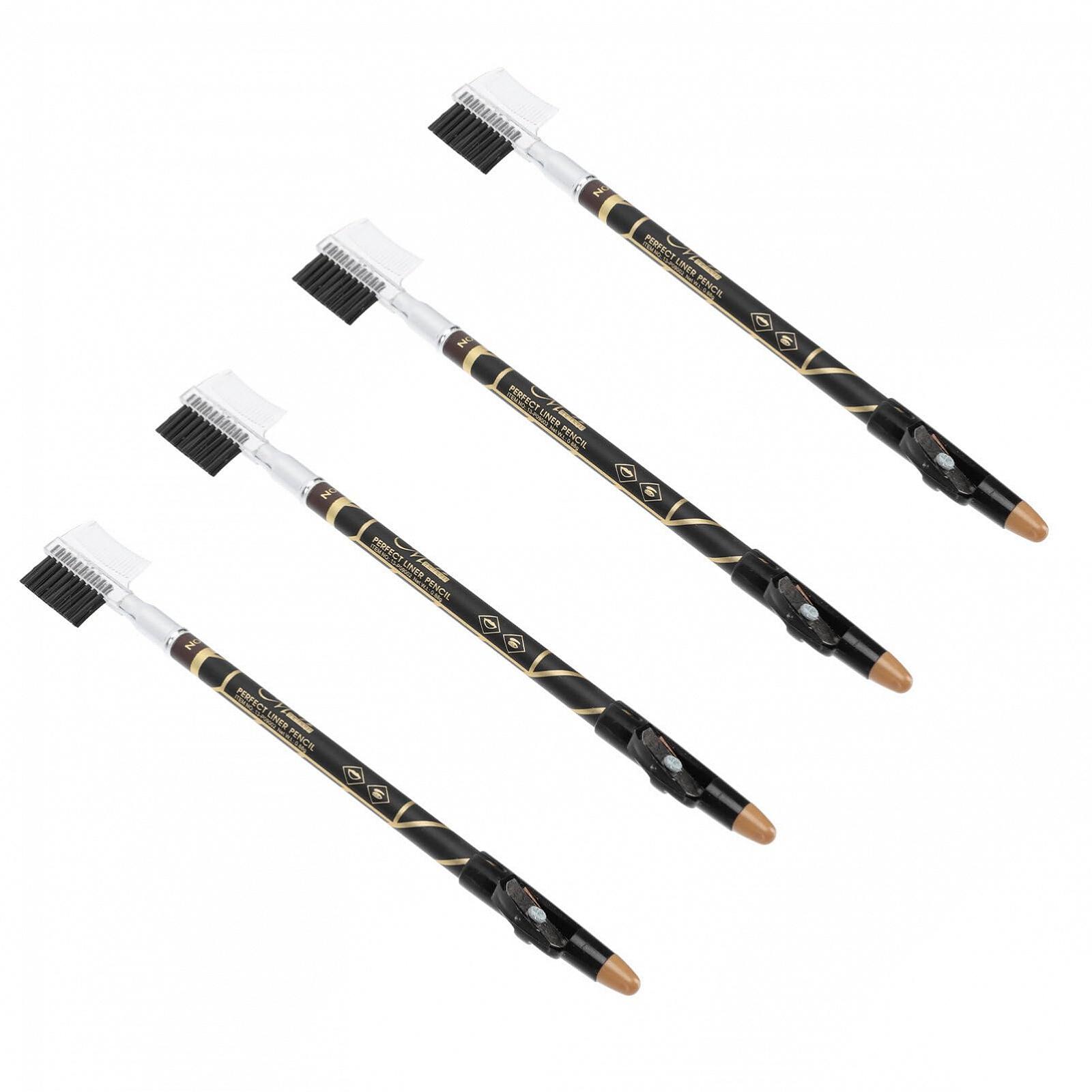 Олівець Minkissy 12 Stk Zwei-in-eins Чорний Коричневий, фото №1