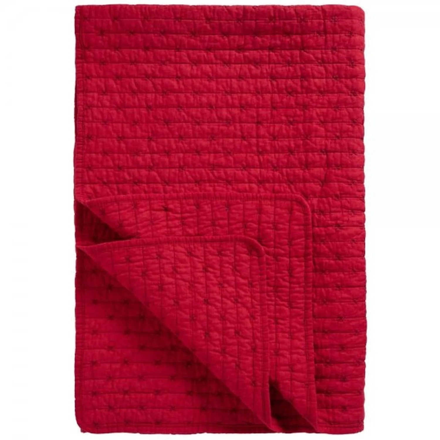 Ткань для кровати IB Laursen Красная с крестиковым стежком Ш: 130 Д: 180, фото №1