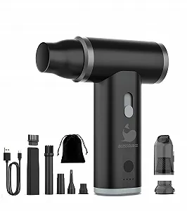 Электрическая воздуходувка Aluminium Alloy 130000 RPM переносная с насадками - Фото 1