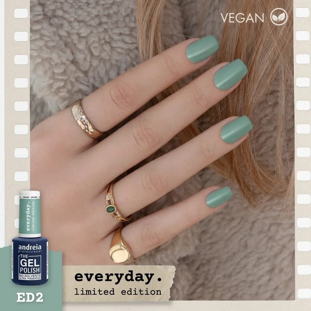 Гель-лак Andreia Professional Solvent Free Limited Collection ED2 Soft Green, фото №3 Гель-лак Andreia Professional Solvent Free Limited Collection ED2 Soft Green, фото №3