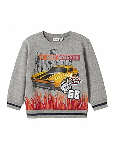 Толстовка NAME IT Nmmjaki Hotwheels Nreg Sweat Unb Sky - Фото 1