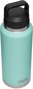 Пляшка-термос YETI Rambler 46 oz (1.3 л) з кришкою Chug Cap Seafoam synthetic.ua - Фото 1