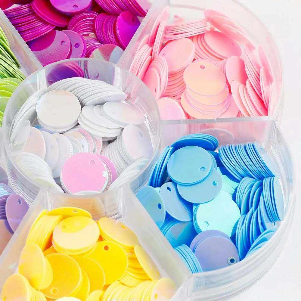 Блестки Круглые 10 мм S2-10 мм, фото №4