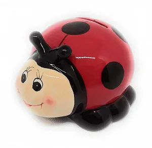 Скарбничка Ceramic Ladybird керамічна із замком та ключем - Фото 1