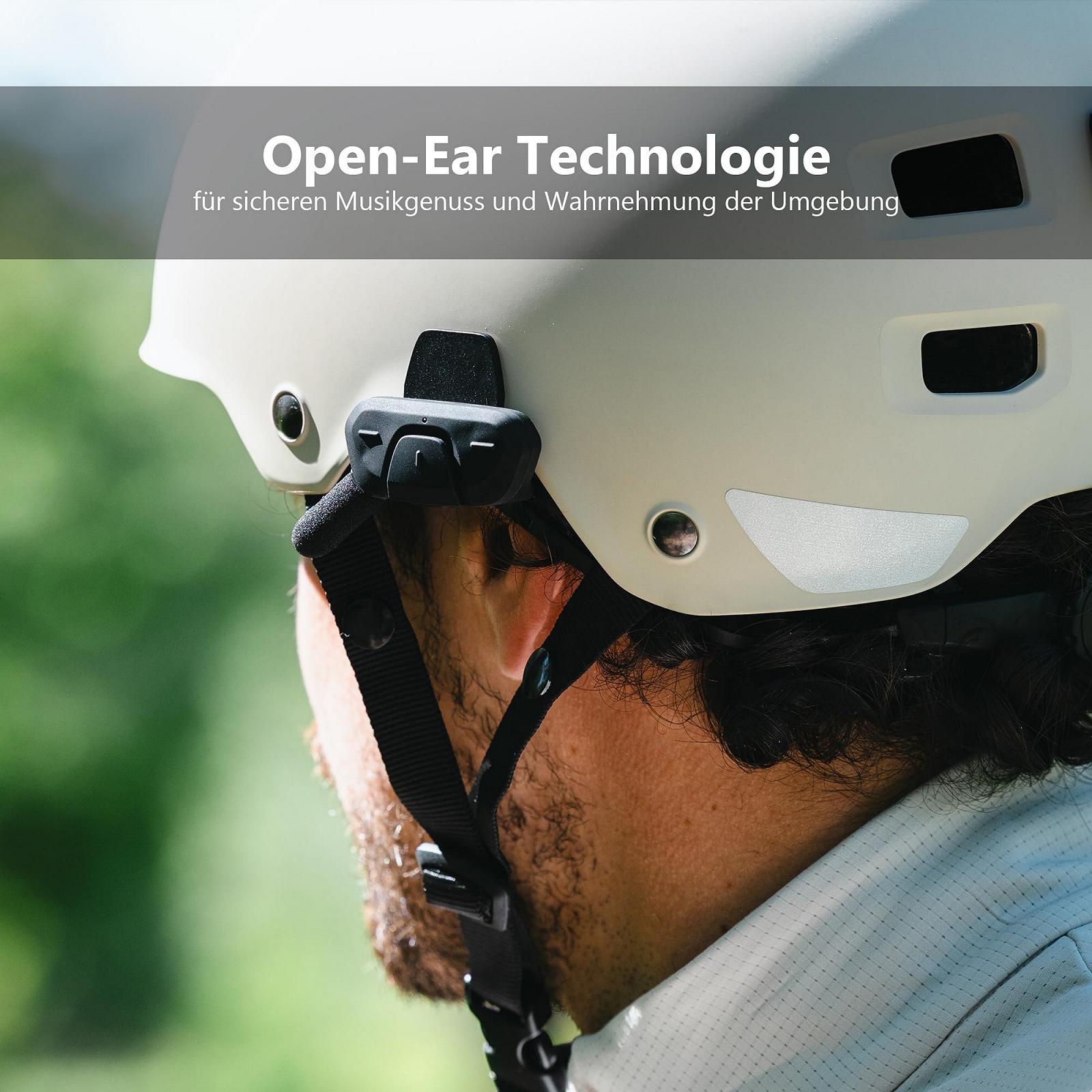 Навушники Supertooth ROAMEE Open-Ear Battery Bluetooth Hands-Free Intercom Stereo з технологією DSP для велосипедних/лижних шоломів, фото №5 Навушники Supertooth ROAMEE Open-Ear Battery Bluetooth Hands-Free Intercom Stereo з технологією DSP для велосипедних/лижних шоломів, фото №5