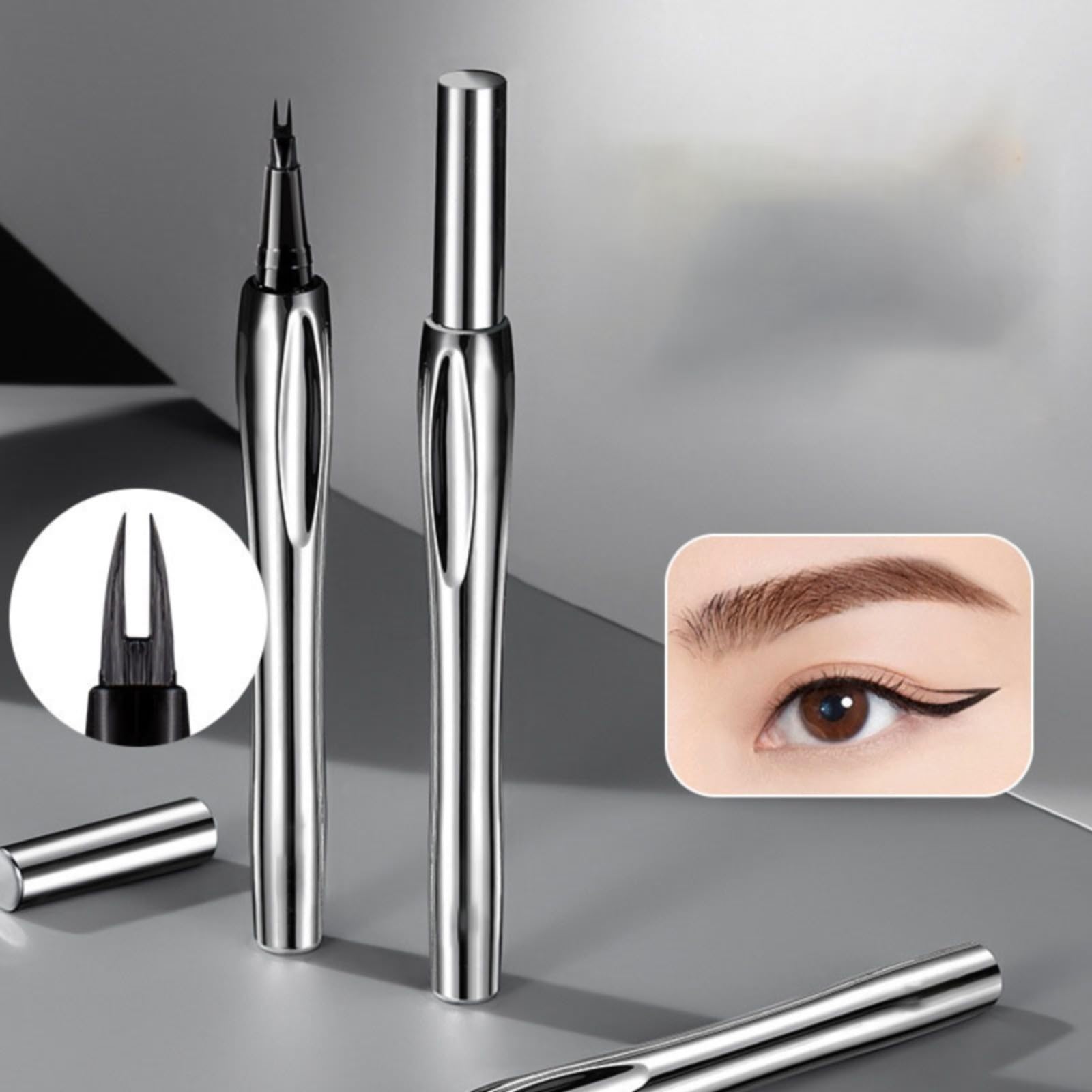 Карандаш для бровей с точным позиционированием Perfect Eyebrows в виде геля для бороды, 0.55 мл, цвет коричневый, фото №2