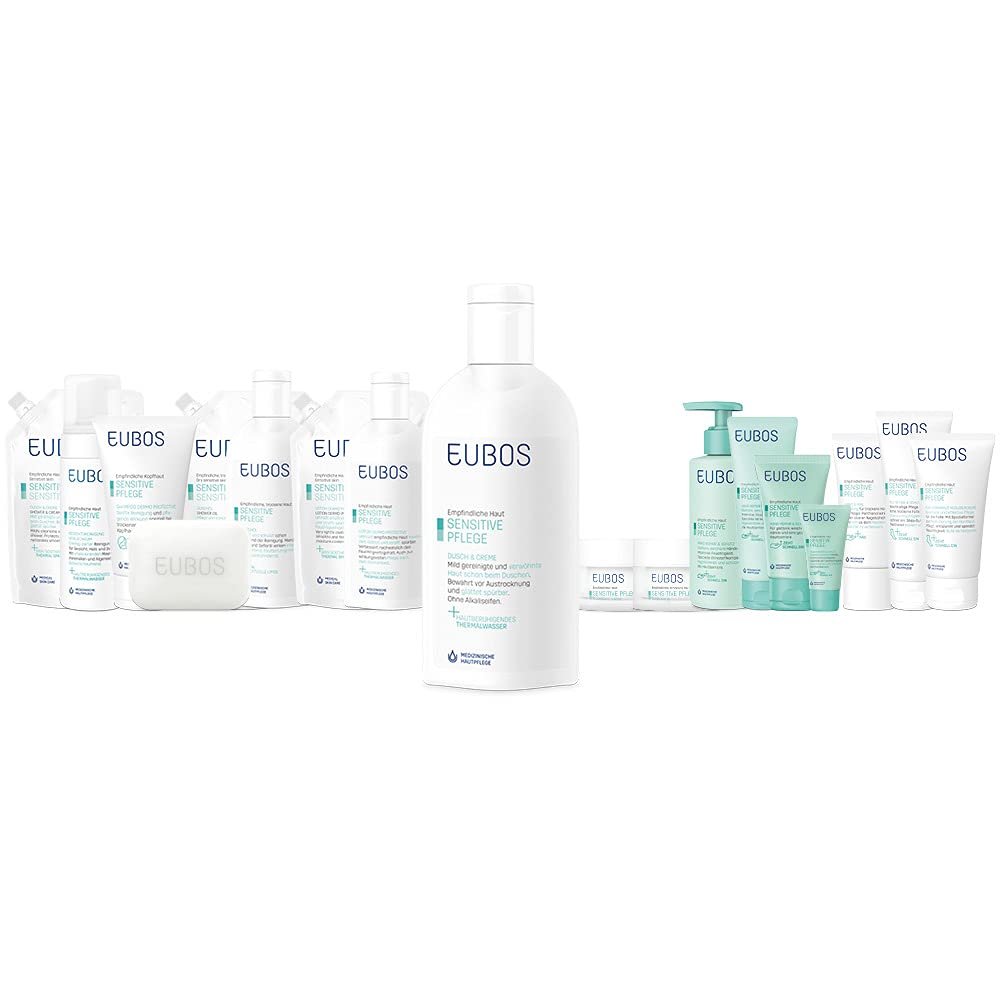 Лосьон-крем для душа Eubos Sensitive 200 мл для чувствительной и сухой кожи (2 шт. в упаковке), фото №7