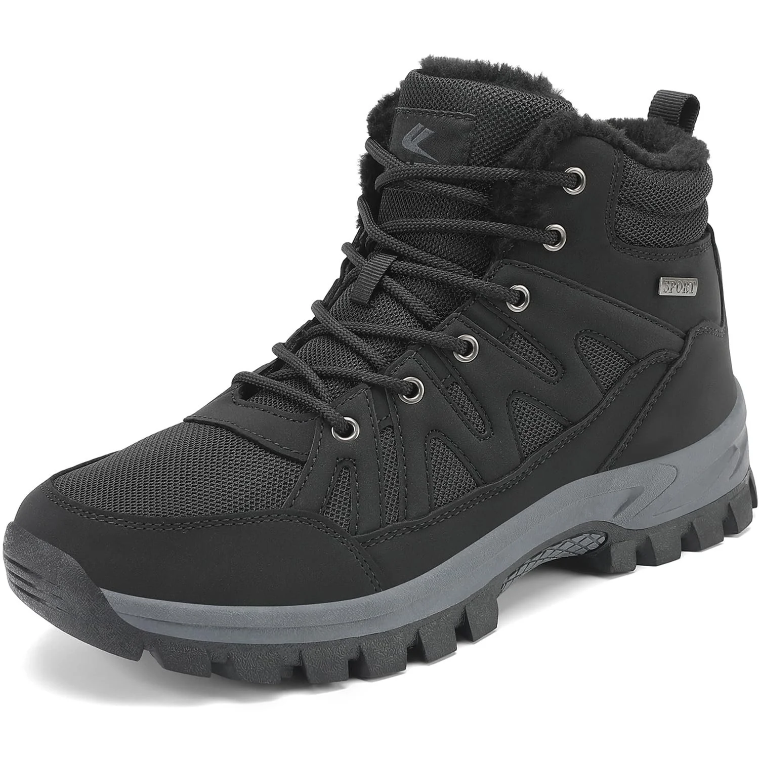 Чоловічі черевики для хайкінгу FLARUT, утеплені зимові чоботи для снігу, трекінгу, фото №1 Чоловічі черевики для хайкінгу FLARUT, утеплені зимові чоботи для снігу, трекінгу, фото №1
