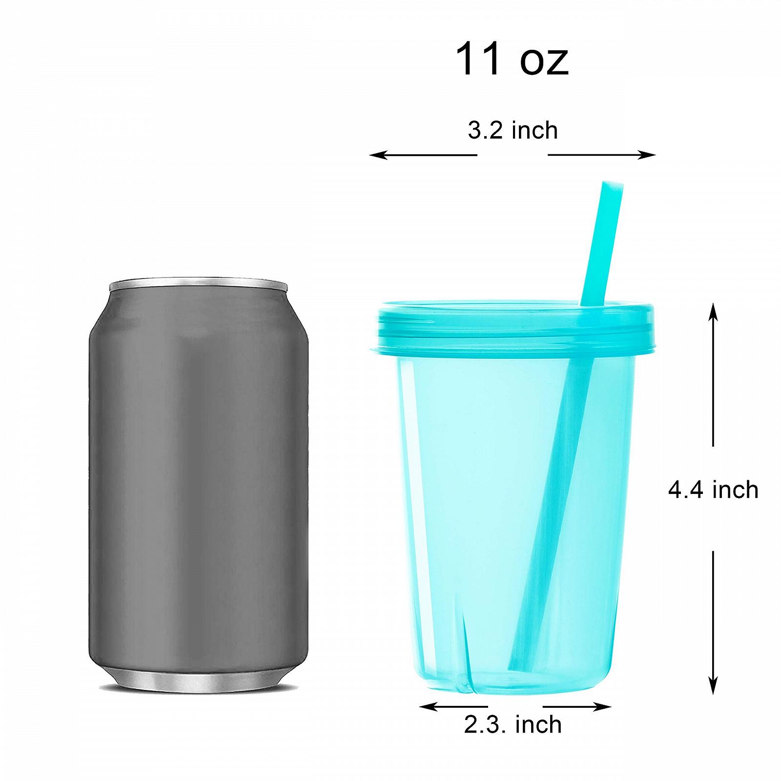 Дитяча чашка Youngever з соломинкою (набір 7 шт), фото №2