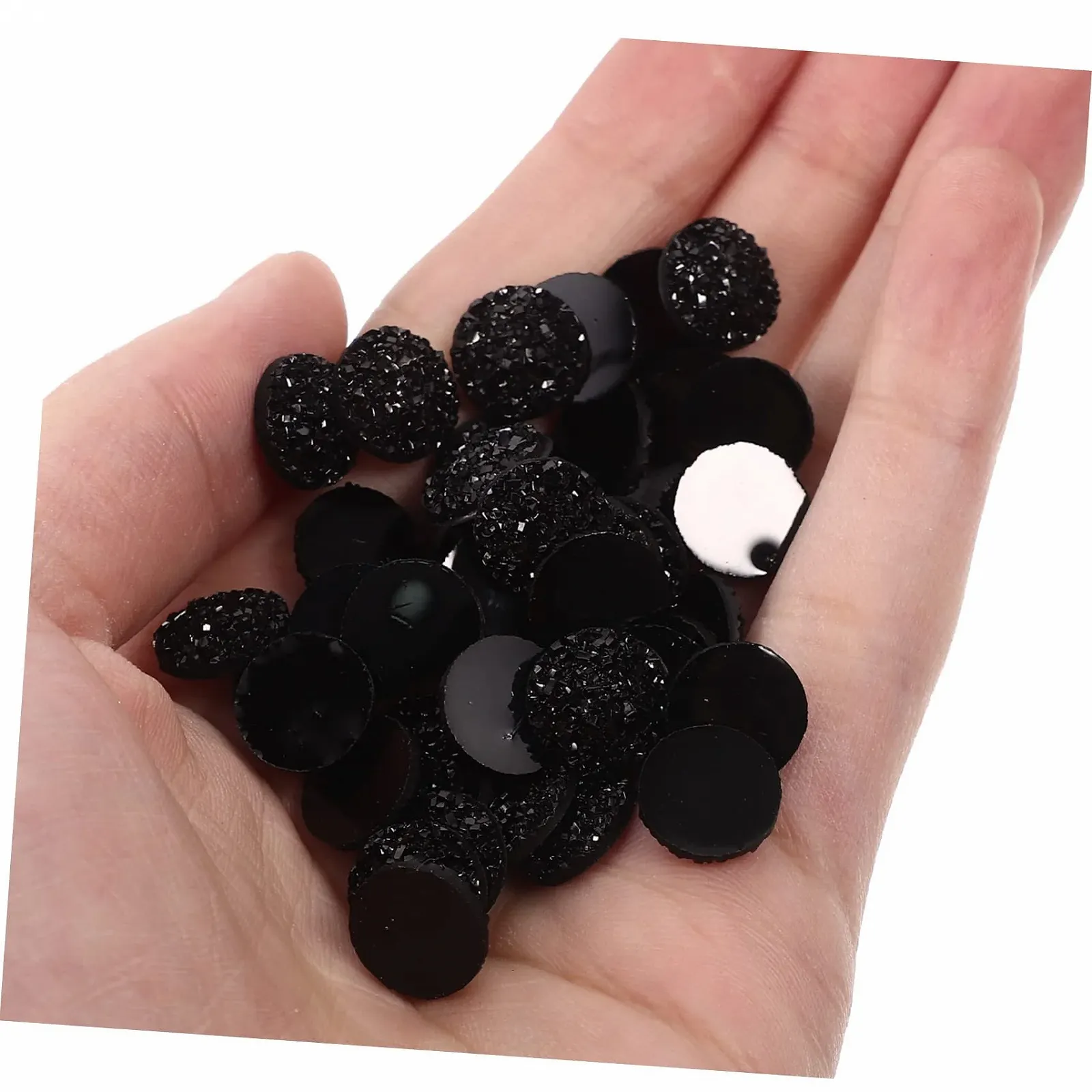 Стрази Плоскі Healvian 400 шт. для прикрас, рукоділля, блискучі кристали для одягу, сумок, листівок та іншого, фото №4