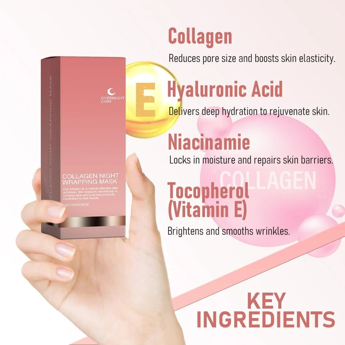 Маска Ночная Collagen Обёртывающая Маска Collagen Peel Off Pack of 2, фото №5 Маска Ночная Collagen Обёртывающая Маска Collagen Peel Off Pack of 2, фото №5