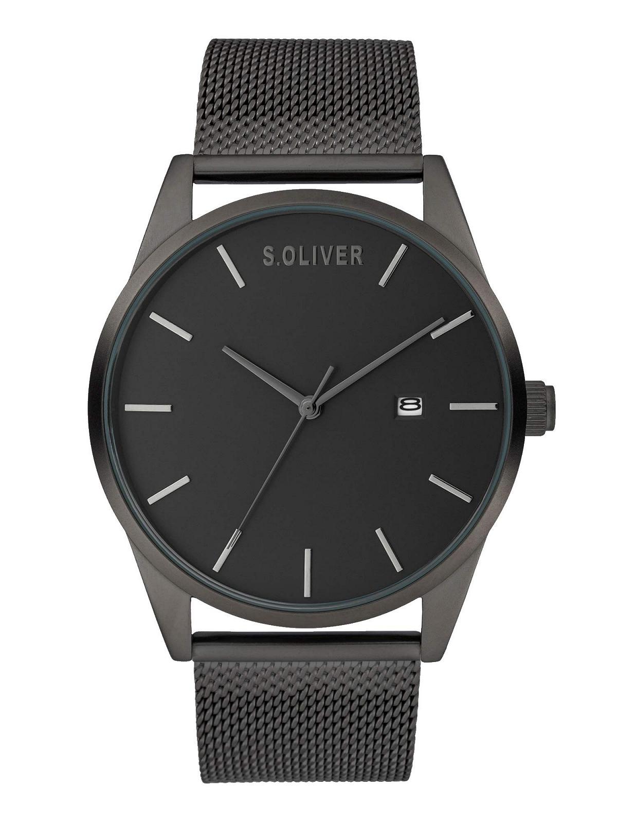 Аналоговые кварцевые часы s.Oliver для мужчин с металлическим ремешком, фото №1 Аналоговые кварцевые часы s.Oliver для мужчин с металлическим ремешком, фото №1