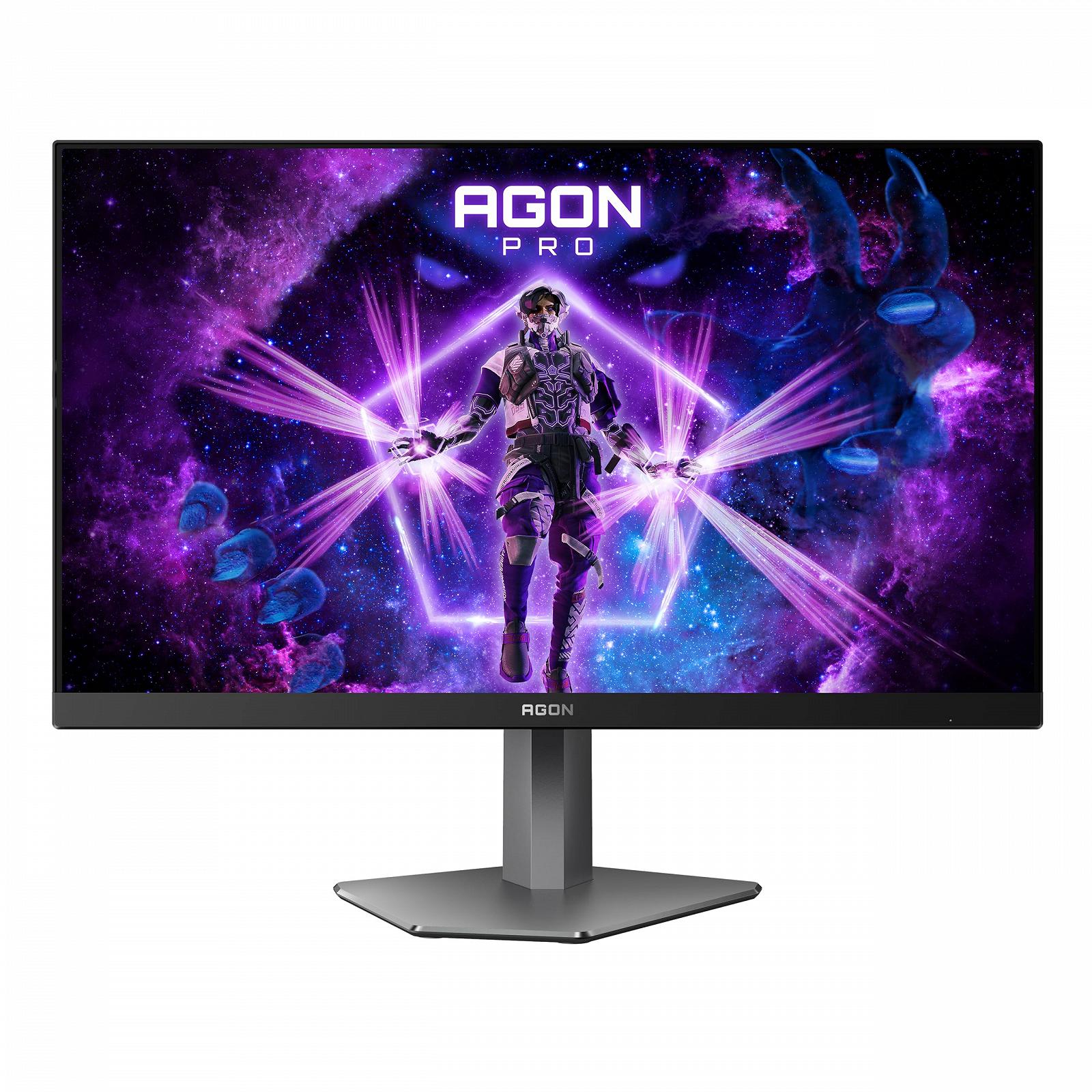 Монітор AOC Agon PRO AG256FS 24.5-дюймовий FHD Gaming 390 Гц 0.5 мс FreeSync Premium HDR400 Чорний/Сірий, фото №2