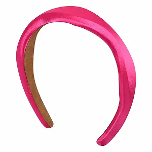 Широкая женская Обруч на голову Розовая - Фото 1