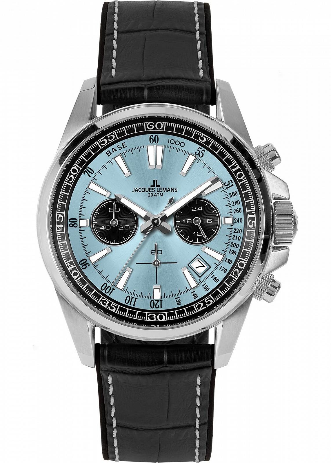 Хронограф Jacques Lemans Sunburst Dial 1-2117, фото №1