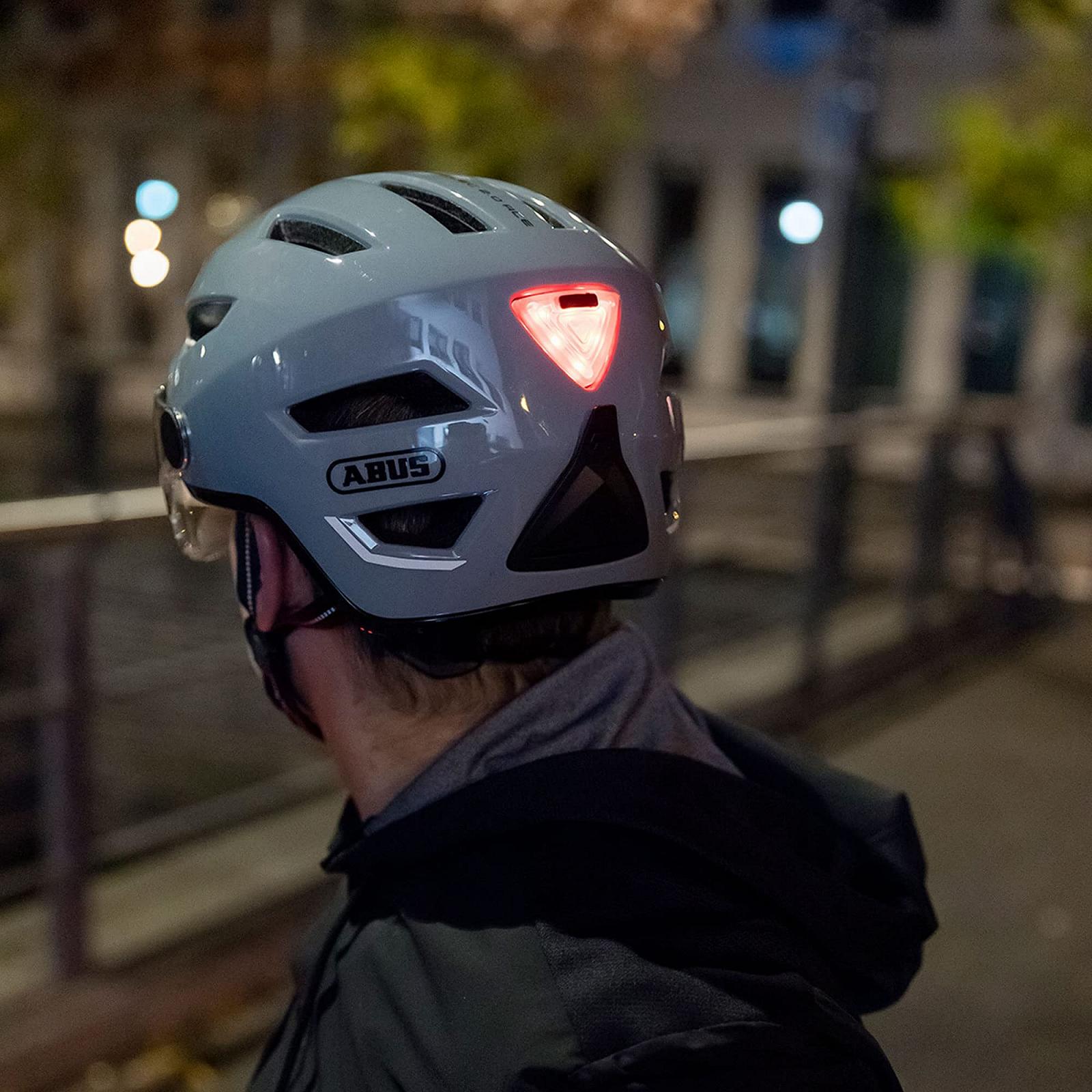 Шолом ABUS Pedelec 2.0 ACE City, для велоспорту, з заднім ліхтарем, козирком, дощовиком та захистом для вух, для чоловіків та жінок, фото №8
