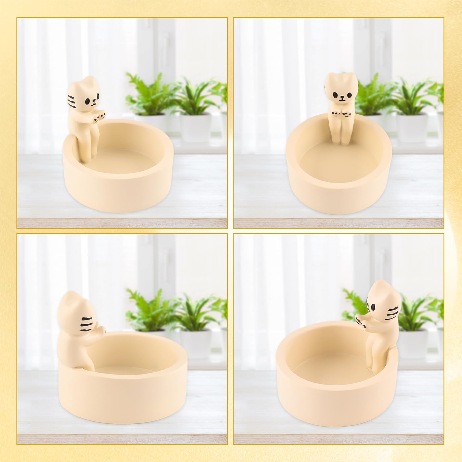 Подсвечник Cat Tea Light Cat Paw Warmer Черный, фото №4