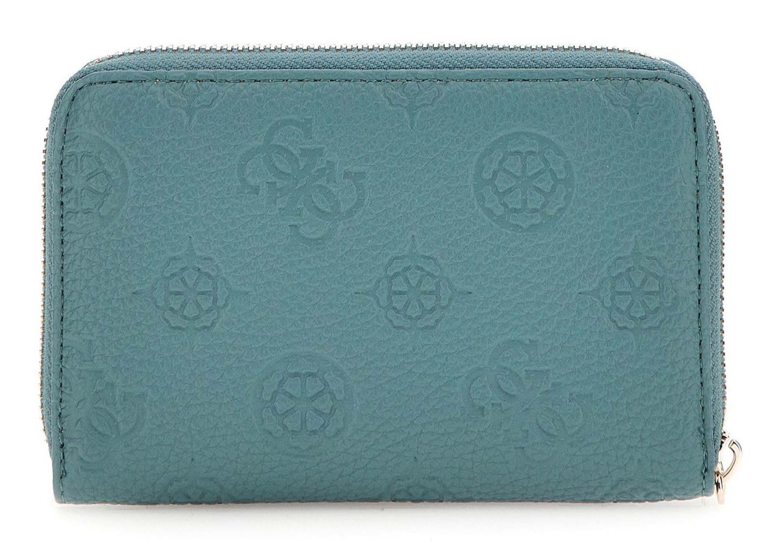 Гаманець GUESS Cresidia SLG Zip Around M Teal, бірюзовий, Класичний, фото №3
