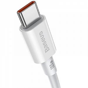 Дата кабель Baseus Superior Series Fast Charging Type-C to PD 100W 1m CATYS-B synthetic.ua - Фото 1