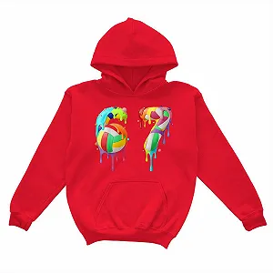 Худи с графическим принтом с передним карманом для детей, джемпер для мальчиков и девочек synthetic.ua - Фото 1