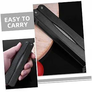 Точилка для ножів та ножиць TOYANDONA професійна двостороння алмазна synthetic.ua - Фото 1