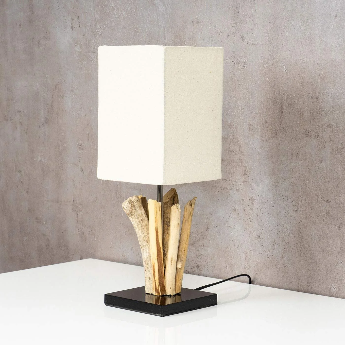 Настільна лампа Driftwood тикове дерево натуральне дерево бежевий 41 см, фото №3