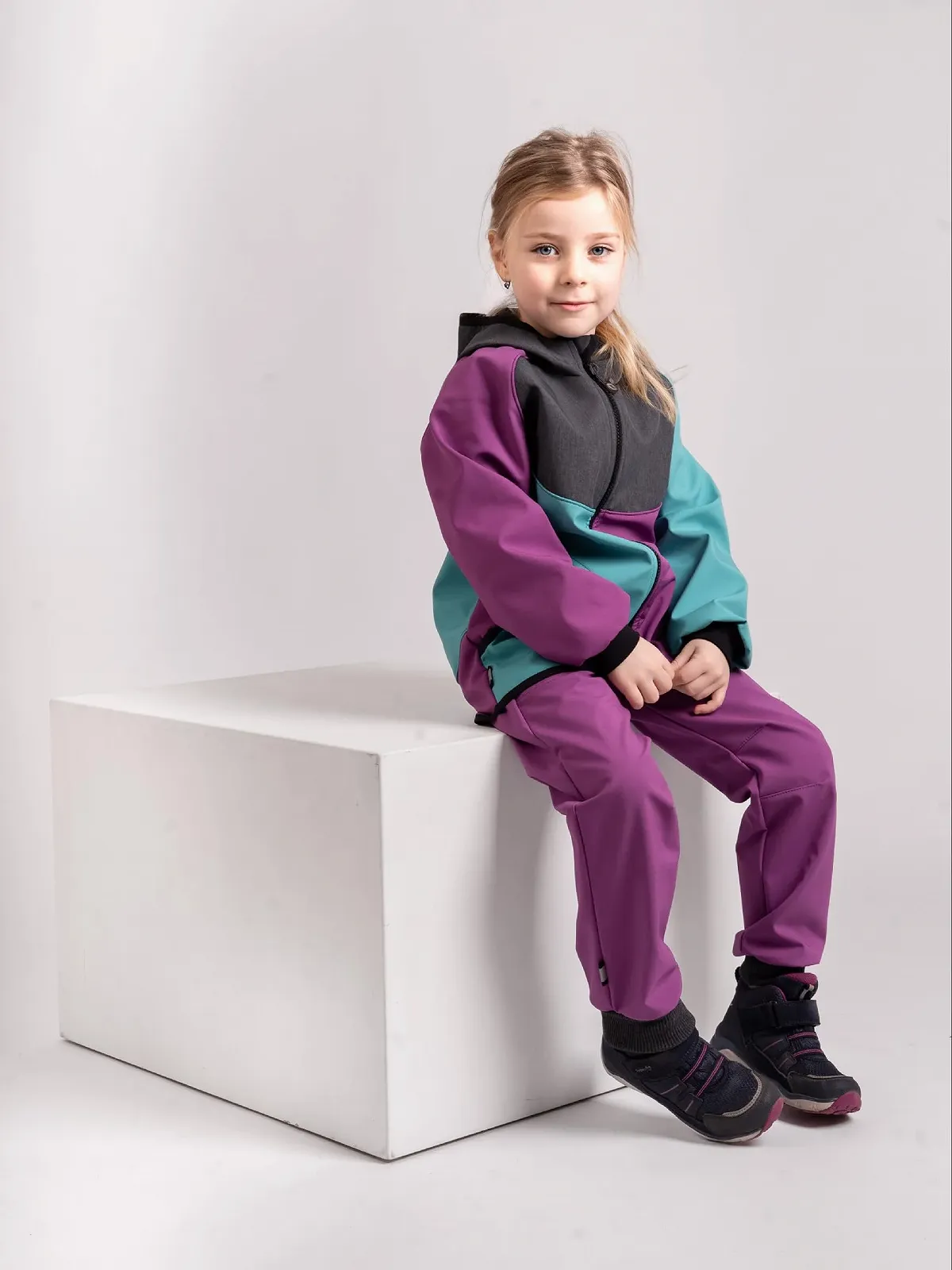 Детская куртка Softshell с флисом Basic Unuo, фото №4