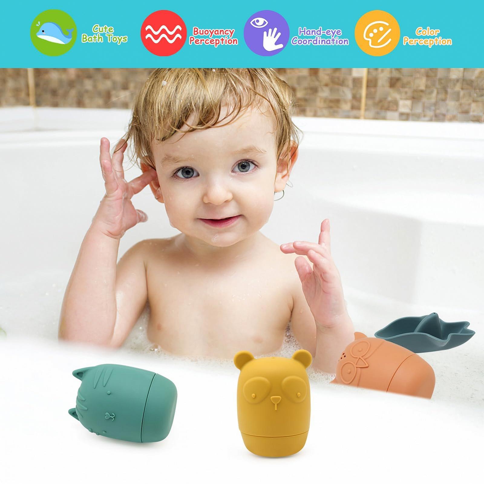 Игрушка для ванны Ребенок 7 штук Силиконовые, фото №6