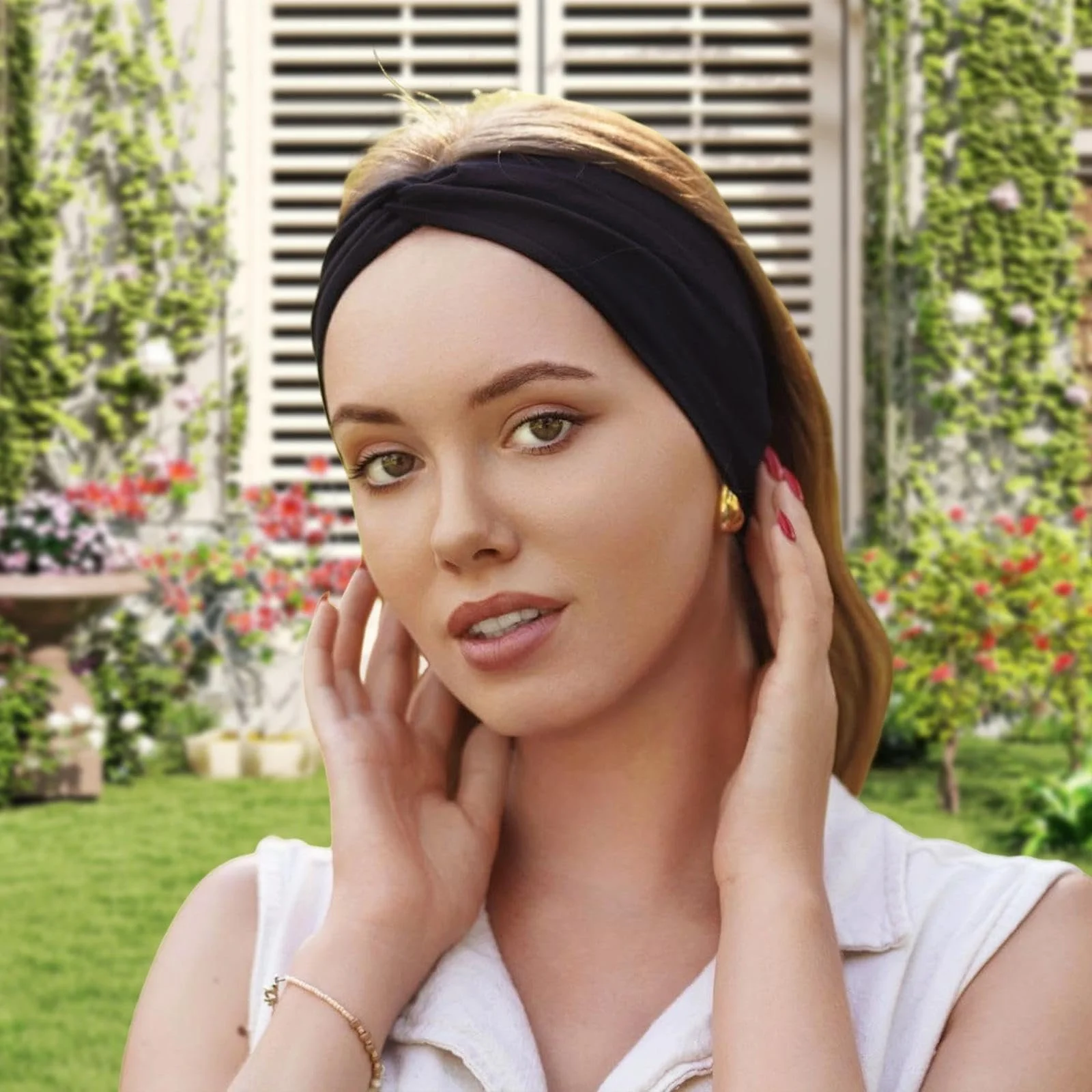 Набір з 8 жіночих літніх спортивних пов'язок на голову, фото №5