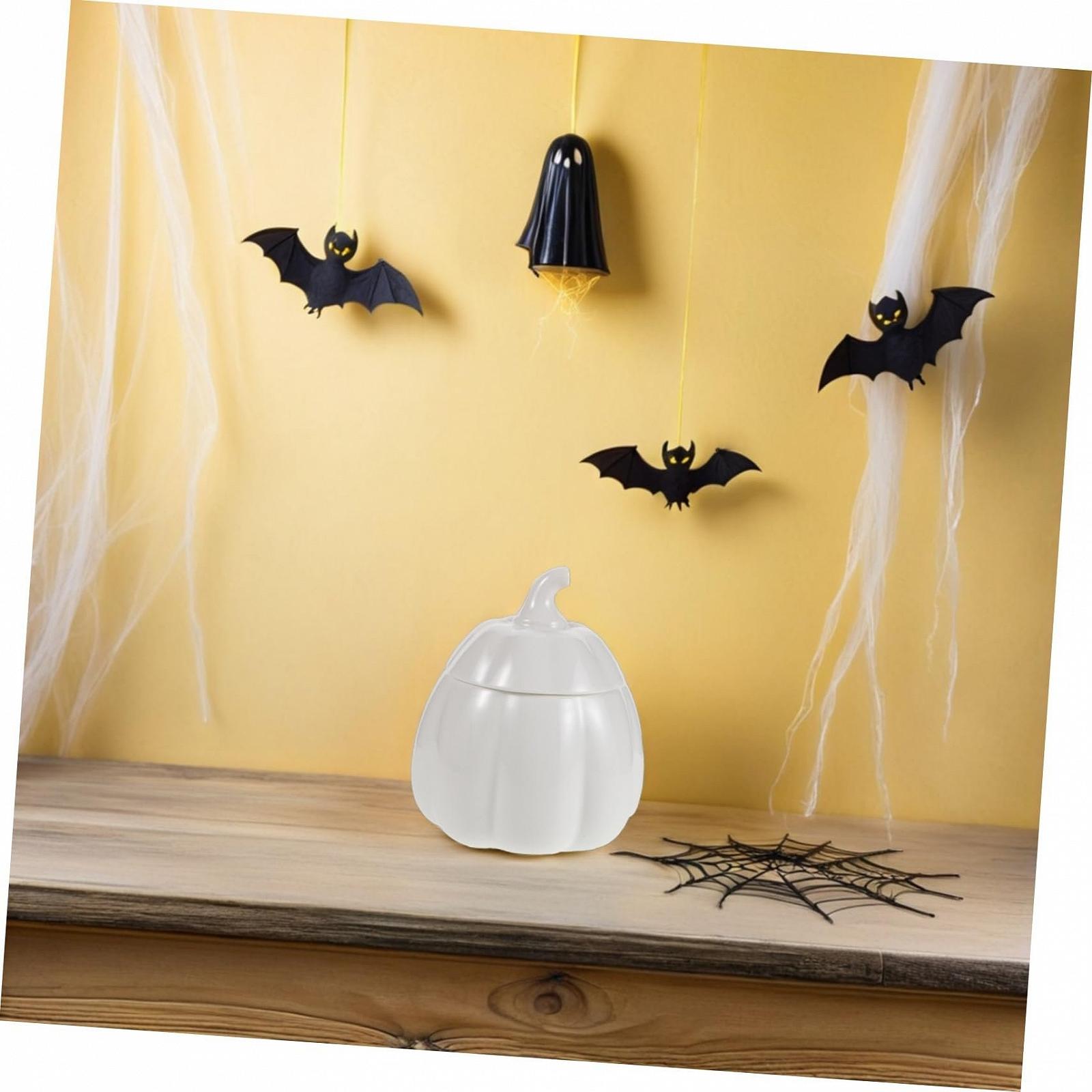 Горщик для запікання Mobestech Ceramic Pumpkin Bowl керамічний з кришкою Білий, фото №6 Горщик для запікання Mobestech Ceramic Pumpkin Bowl керамічний з кришкою Білий, фото №6