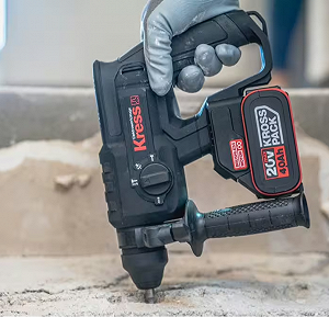 Перфоратор Kress аккумуляторный KUC60.91 / 20В / 2.0 Дж / SDS+ / Bare Tool / Черный цена на synthetic.ua - Фото 1 Перфоратор Kress аккумуляторный KUC60.91 / 20В / 2.0 Дж / SDS+ / Bare Tool / Черный synthetic.ua - Фото 1