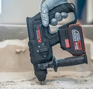 Перфоратор Kress акумуляторний KUC60.91 / 20В / 2.0 Дж / SDS+ / Bare Tool / Чорний synthetic.ua - Фото 1