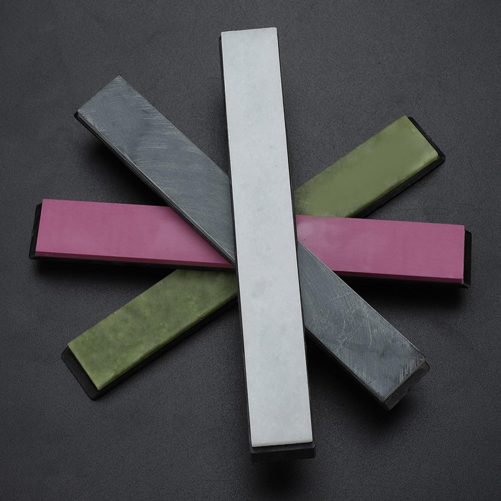 Набор точильных камней 4 шт. с основанием для точилок с фиксированным углом, фото №5
