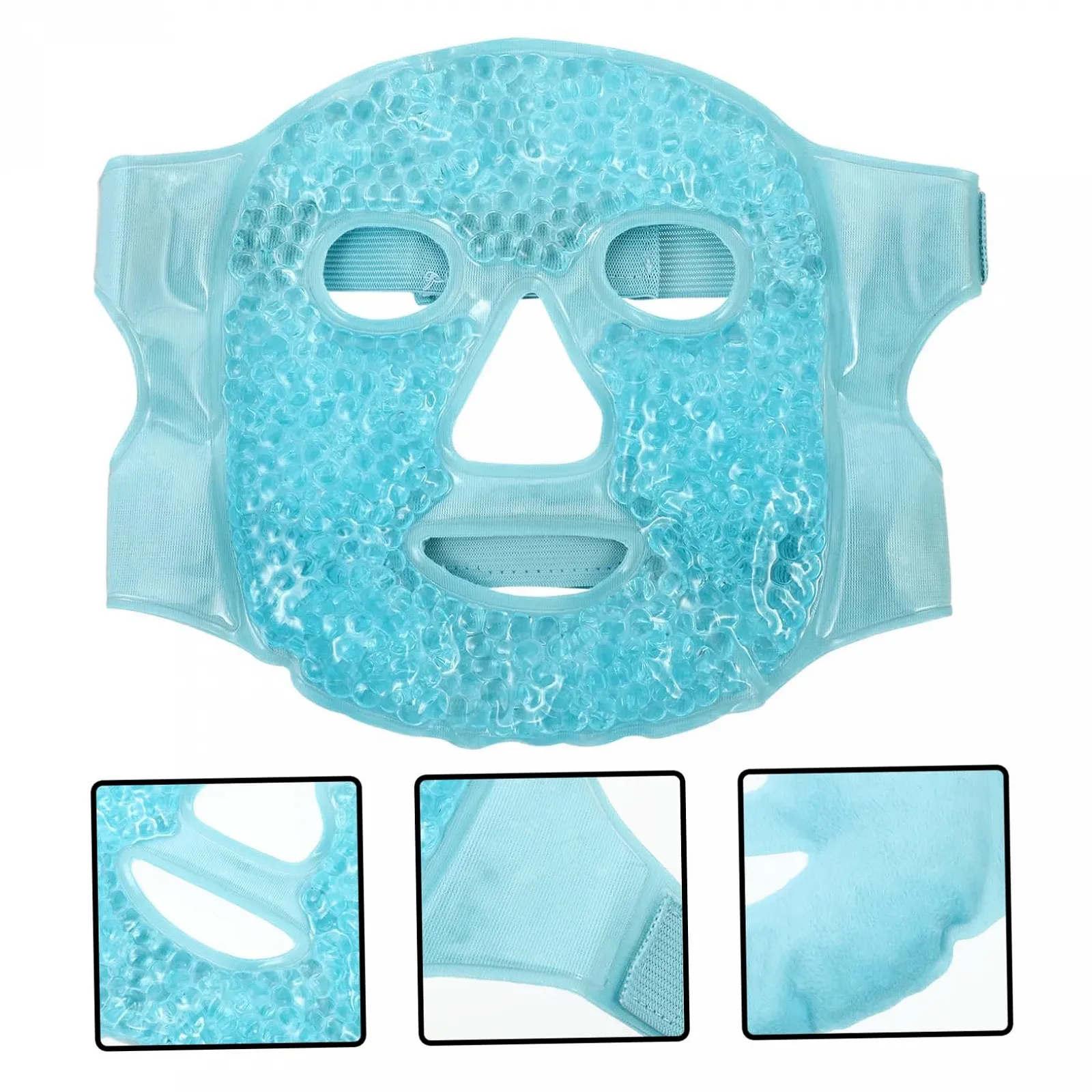 Гелева маска для обличчя Багаторазова для жінок для зменшення набряків, темних кіл, фото №2