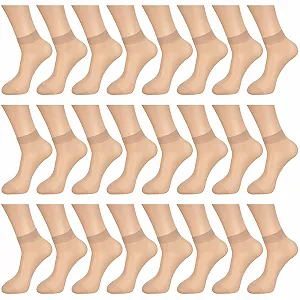 Шкарпетки Bencailor Прозорі Жіночі Нейлонові Тонкі, 24 пари - Фото 1
