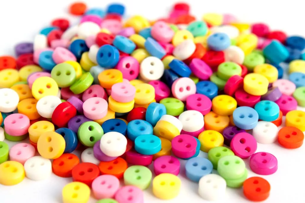 Мини-пуговицы Лентомания 6 мм Набор ассорти 50 шт BUTTON6mmMX, фото №1