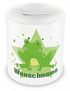 Скарбничка для грошей Samunshi Жаба Персоналізована Керамічна - Фото 1