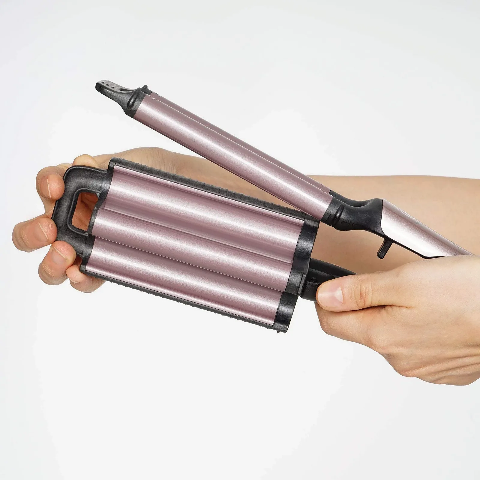 Плойка-выпрямитель Imetec My Pro Multi Beach Waves 160-200 °C 1.8 м кабель, фото №8 Плойка-выпрямитель Imetec My Pro Multi Beach Waves 160-200 °C 1.8 м кабель, фото №8