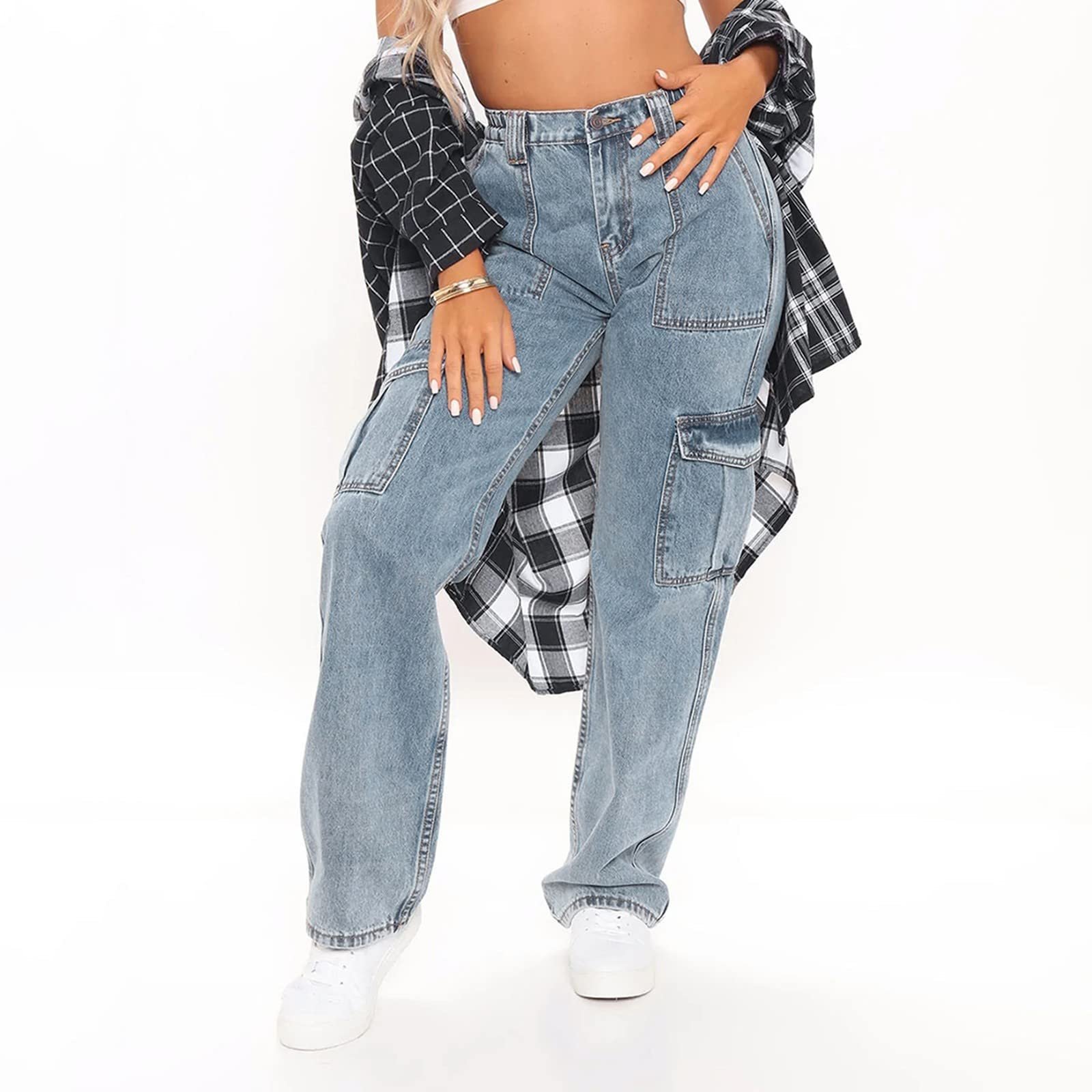 Жіночі джинси-штани, бойфренд, широкі, з низькою посадкою, прямі, фото №5 Жіночі джинси-штани, бойфренд, широкі, з низькою посадкою, прямі, фото №5