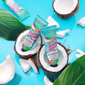 Бальзам для рук Eveline Cosmetics Sweet Coconut Увлажняющий, 50 мл synthetic.ua - Фото 1