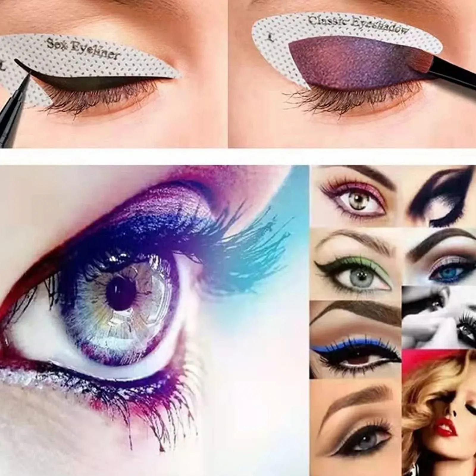 Набір трафаретів для макіяжу очей, фото №6