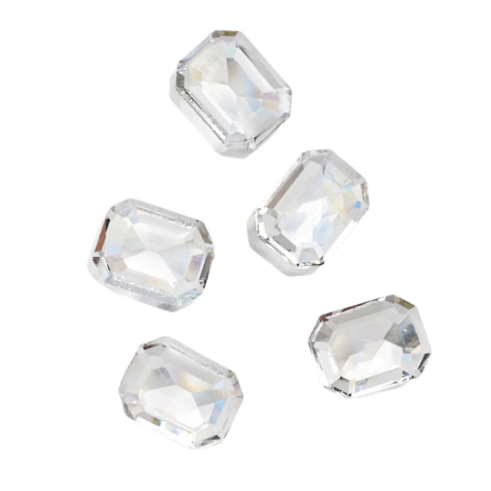 Прямоугольные Стразы для ногтей, 10 шт., фото №3