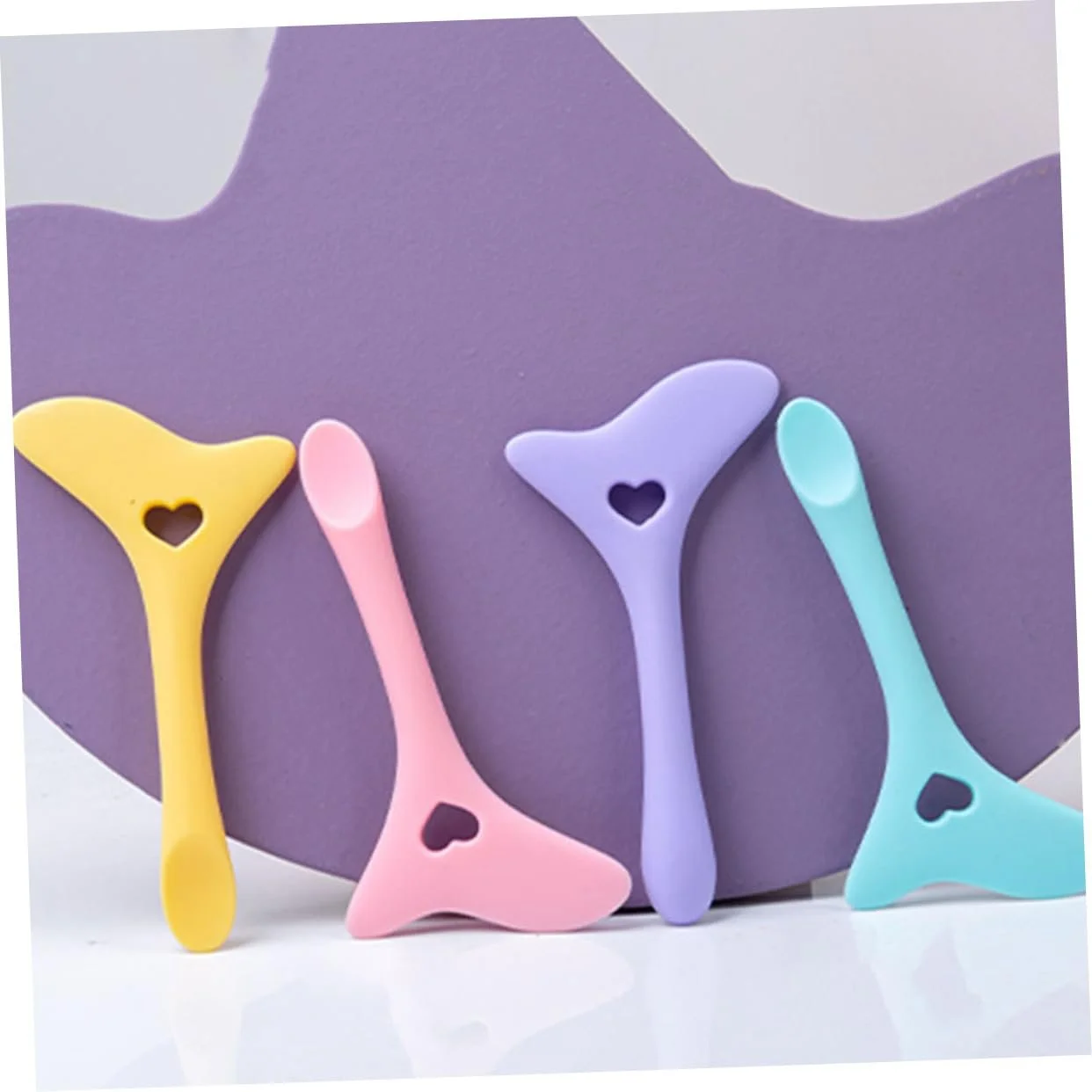 Інструмент для підводки очей MAGICLULU 10 шт аплікатор для тіней, силіконові форми для макіяжу, простий інструмент для макіяжу, багатофункціональний допоміжний артефакт, фото №5