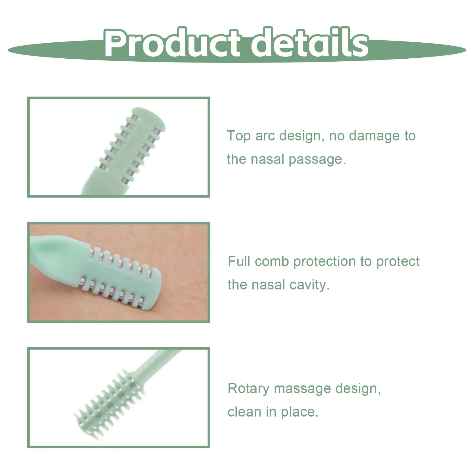 Тример Nose Hair Trimmer Double-Sided Nose Hair Knife, фото №6