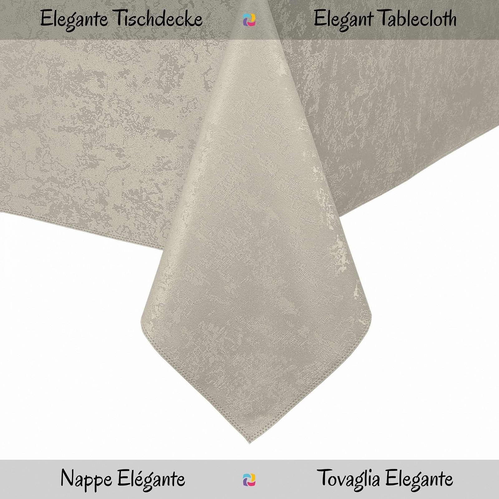 Скатертина U4 Marble 5297 120 x 240 см мармуровий принт двостороння поліестер Сірий, фото №2