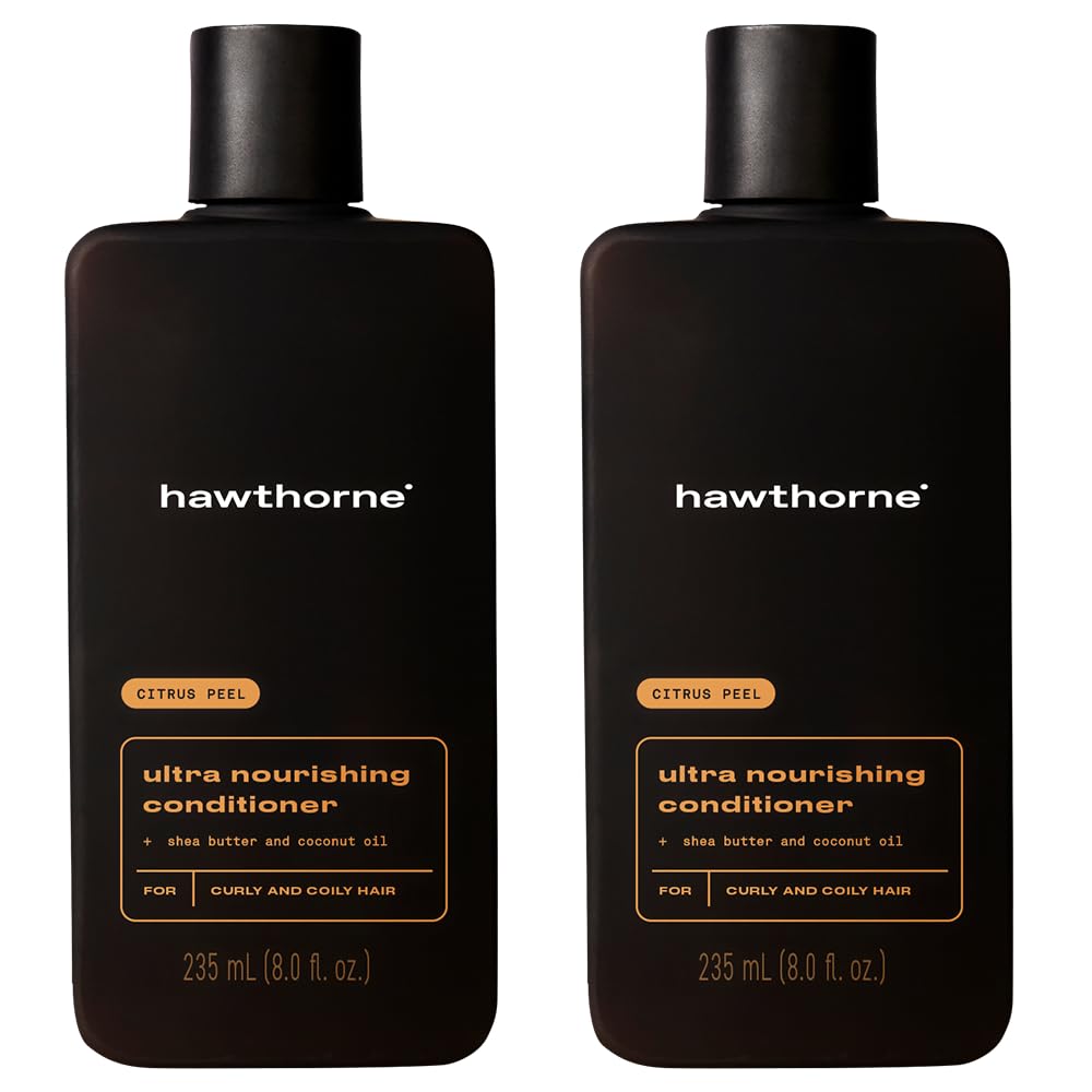 Кондиционер Hawthorne Ultra Nourishing для кудрявых, волнистых волос с маслом ши, авокадо и экстрактом хмеля, без сульфатов и парабенов, упаковка из 2 штук, фото №1