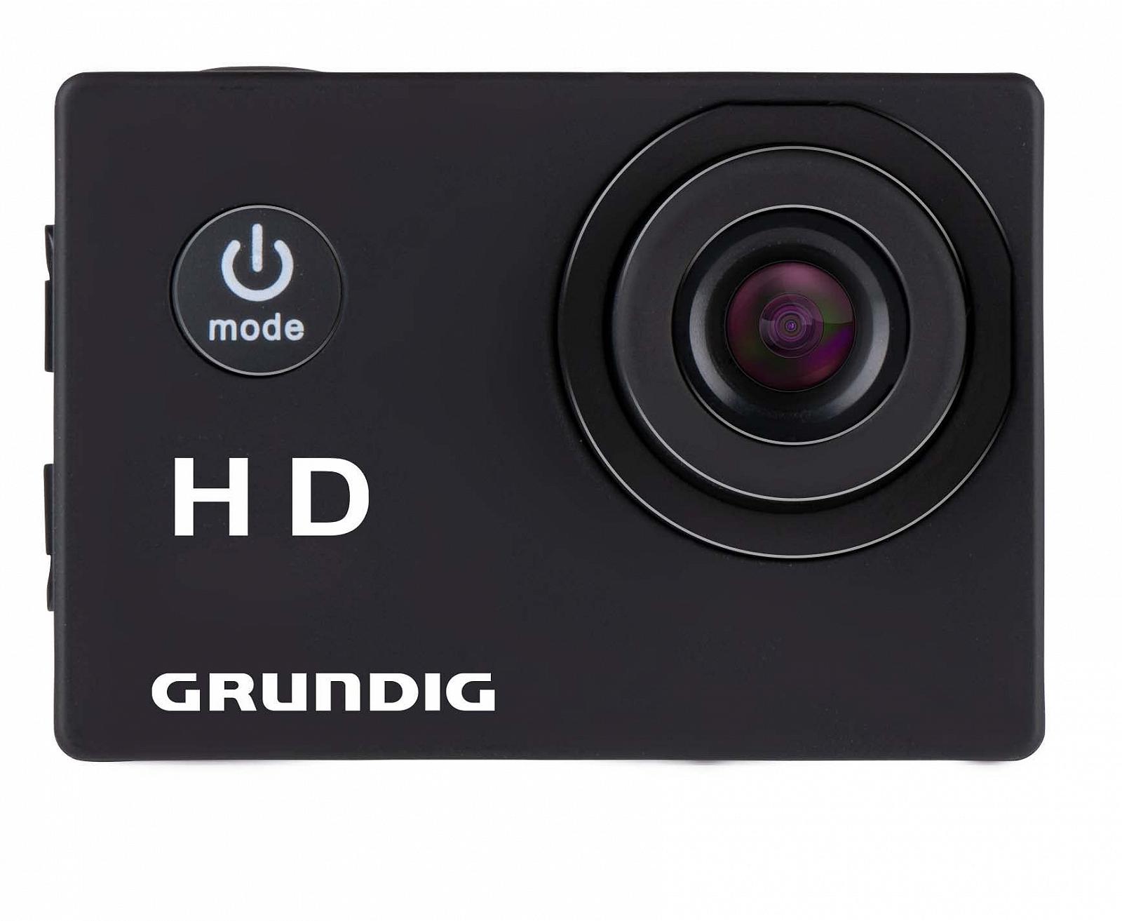 Екшн-камера Grundig HD720P Підводна камера до 30 м, 2-дюймовий РК-екран, Виявлення руху, Чорний, фото №2