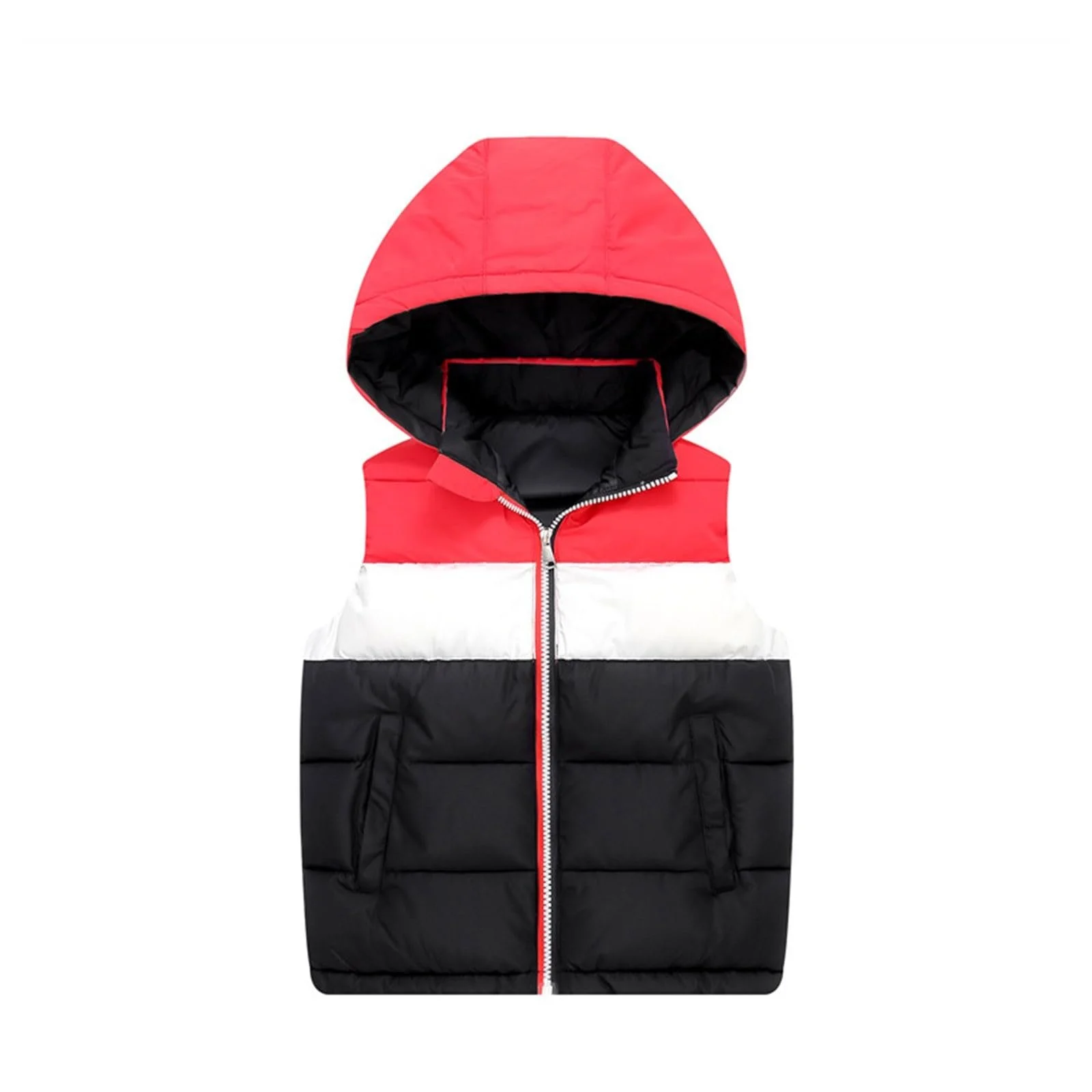 Жилет для хлопчиків пуховий, флісова підкладка, без рукавів, на блискавці, зимовий 2026, фото №1 Жилет для хлопчиків пуховий, флісова підкладка, без рукавів, на блискавці, зимовий 2026, фото №1